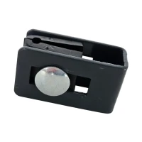 Universal clamp bracket connector for fence panels anthracite graphite