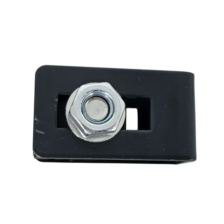 Universal bracket, holder, and connector for fence panels, anthracite graphite GPV-700-16 (2)