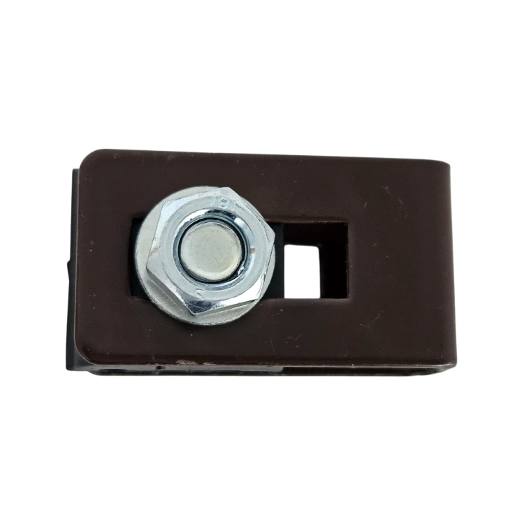 Universal bracket, holder, and connector for fence panels, brown GPV-700-20 (2)