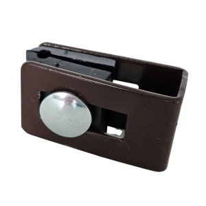 Universal clamp bracket connector for fence panels brown