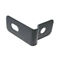 Clip bracket clamp 1/2 for fencing panels anthracite graphite GPV-700-26 (2)