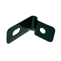 Fence panel clamp bracket hook 1/2 green