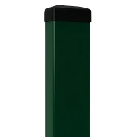 Fence Post 60x40x1.2 mm, Length 2.4 m, Green