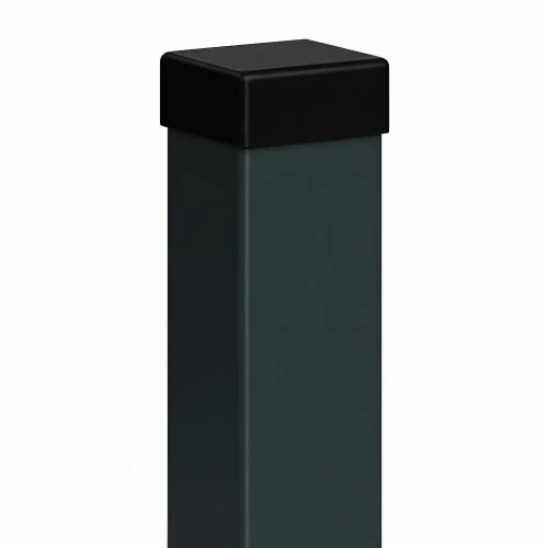 Fence Post 80x80x2 mm, Length 2.4 m, Anthracite Grey RAL 7016 GPV-700-73 (1)
