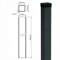 Fence Post 80x80x2 mm, Length 2.4 m, Anthracite Grey RAL 7016 GPV-700-73 (3)