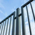 Fence Post 80x80x2 mm, Length 2.4 m, Anthracite Grey RAL 7016 GPV-700-73 (4)