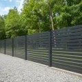 Fence Post 80x80x2 mm, Length 2.4 m, Anthracite Grey RAL 7016 GPV-700-73 (6)