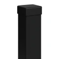 Fence Post 80x80x2 mm, Length 2.4 m, Black GPV-700-74 (1)