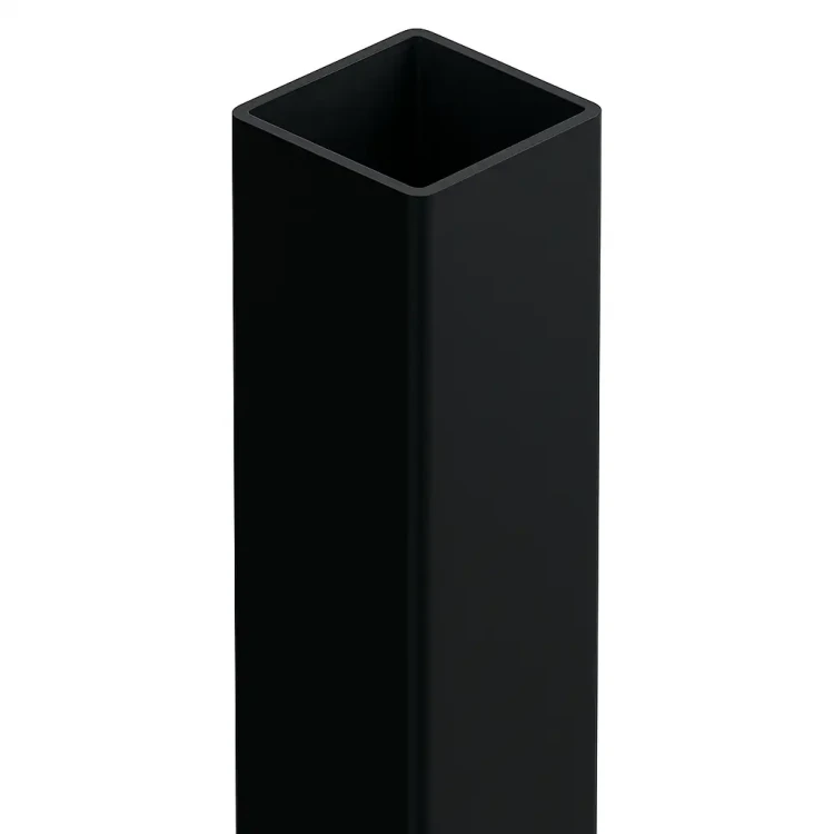 Fence Post 80x80x2 mm, Length 2.4 m, Black GPV-700-74 (2)