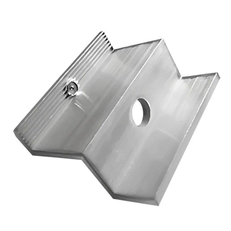 [RDY] End clamp H35 L50 - raw with grounding pin PV-03-38 (3)
