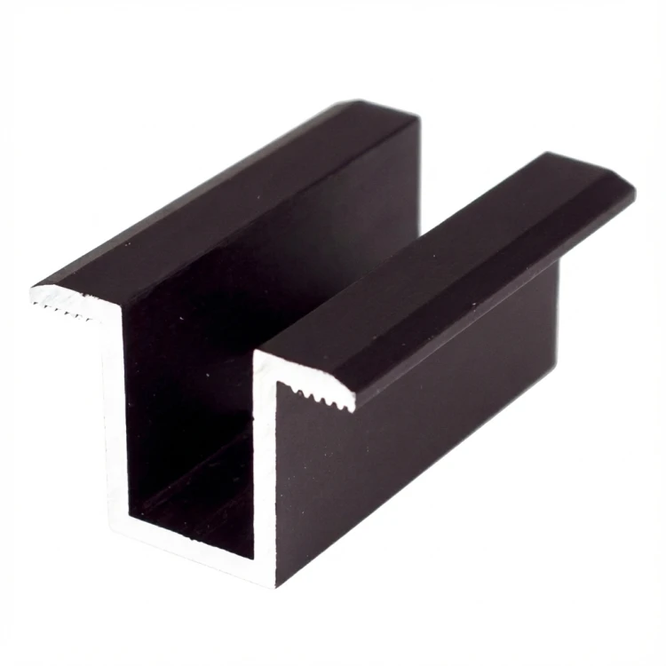 Middle clamp H24 aluminum 6060 hole M8 anodized PV-04-02 (1)