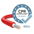 Cable for photovoltaic installations H1Z2Z2-K class B2 (CPR) Red 6mm FLAME RETARDANT 000-114 (2)