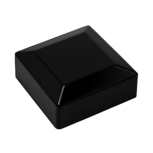 Cap cover end cap for fence post 80x80 black