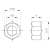 Hexagon nut M20 DIN 934 A4-80 000-074 (3)