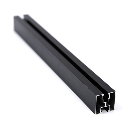 Aluminum profile 221cm 40x40 for hexagonal screws anodized PV-01-05-AN