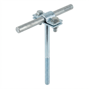 Galvanized screw-in wire holder h=12cm