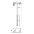 Galvanized screw-in wire holder h=12cm 000-150 (2)