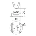 Low post for wire with plastic base h=20mm acid-resistant stainless steel 000-149 (2)