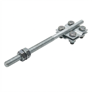Galvanised steel bow tensioning clamp
