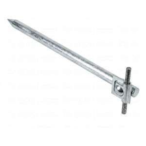 Ground anchor with lock l=35cm galvanically galvanized steel