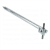 Ground anchor with lock l=35cm galvanically galvanized steel 000-162 (1)