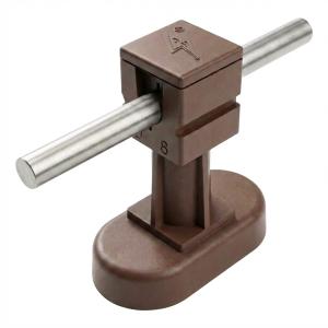 Ceramic base post brown plastic