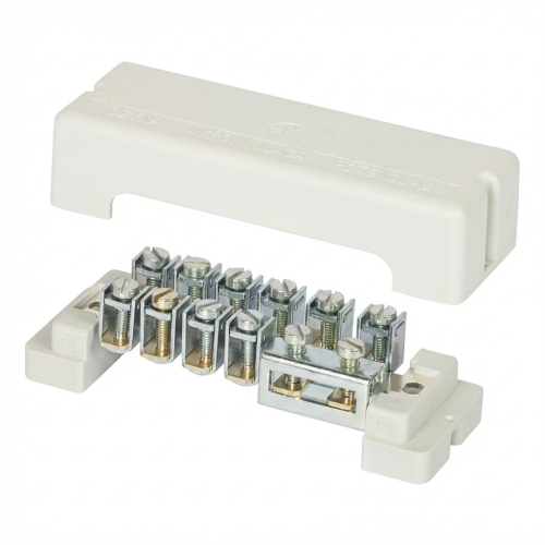 Equipotential busbar 10x 4-35mm², 1x 30x4mm 000-178 (1)