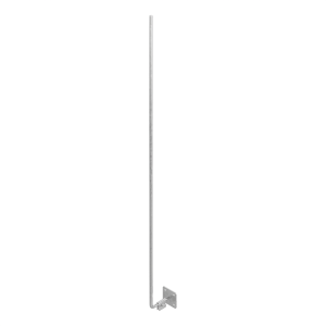 Lightning rod chimney h=1500mm aluminium