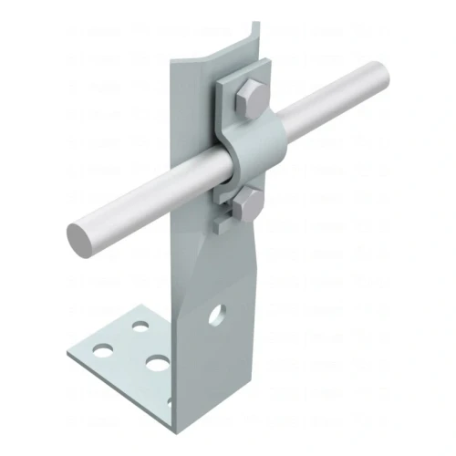 Angle bracket with plate h=8cm galvanized 000-146 (1)