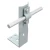 Angle bracket with plate h=8cm galvanized 000-146 (1)