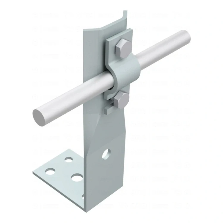 Angle bracket with plate h=8cm galvanized 000-146 (1)
