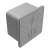Wall-mounted control box 150x150x100mm plastic grey 000-173 (1)