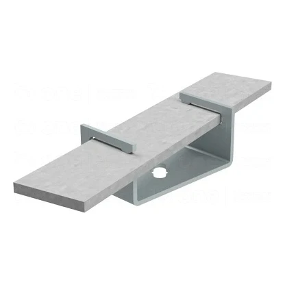 Flat bar bracket B for 50x4mm galvanized steel 000-172 (1)