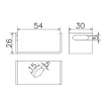 Flat bar bracket B for 50x4mm galvanized steel 000-172 (2)