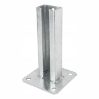 Fence post base 60x40 galvanised