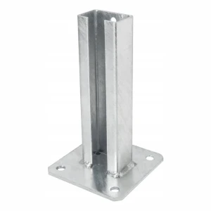 Fence post base 60x40 galvanised
