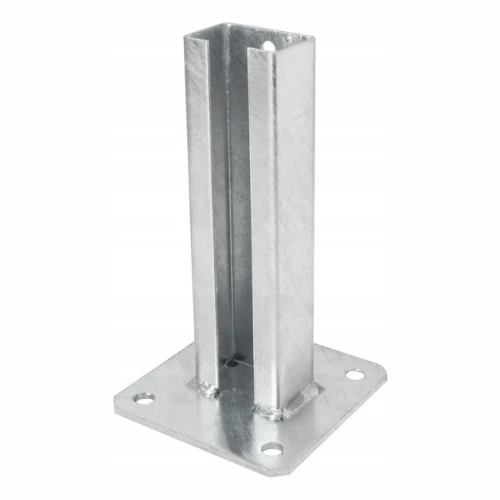 Fence post base 60x40 galvanised 000-151 (1)