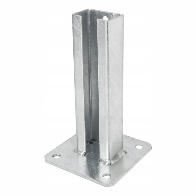 Fence post base 60x40 galvanised 000-151 (1)