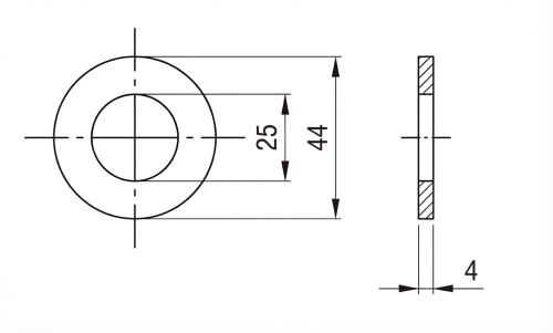 Washer M24 DIN 125 A2 140 HV 25 - 100 pieces 000-166 (2)