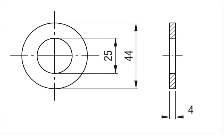 Washer M24 DIN 125 A2 140 HV 25 - 100 pieces 000-166 (2)