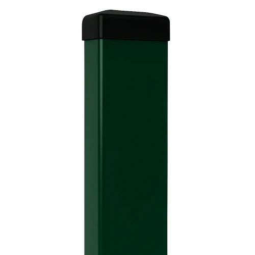 Fence post 60x40x1.2 mm, length 2.0 m, green RAL 6005 000-195 (1)