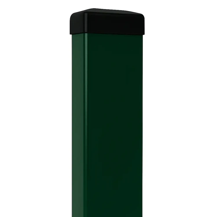 Fence post 60x40x1.2 mm, length 2.0 m, green RAL 6005 000-195 (1)