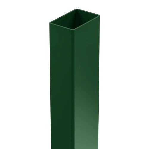 Fence post 60x40x1.2 mm, length 2.0 m, green RAL 6005 000-195 (2)