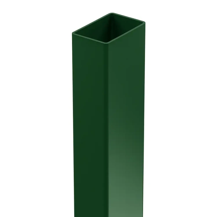 Fence post 60x40x1.2 mm, length 2.0 m, green RAL 6005 000-195 (2)