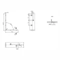 Beam angle bracket KB-1 100x75x30x2.5 000-119 (2)