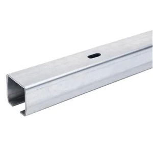 Sliding gate rail 68x68x3.5 mm, length 6 m - semi-open, galvanised