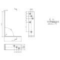 Beam Angle Bracket KB-3 120x80x35x4 000-121 (2)