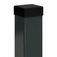 Fence post 100x100x3 mm, length 2.2 m, graphite RAL 7016