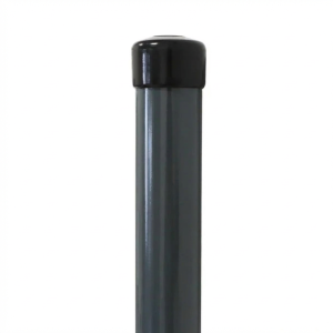 Fence post Fi 42.4x1.5, length 2.3 m, graphite RAL 7016