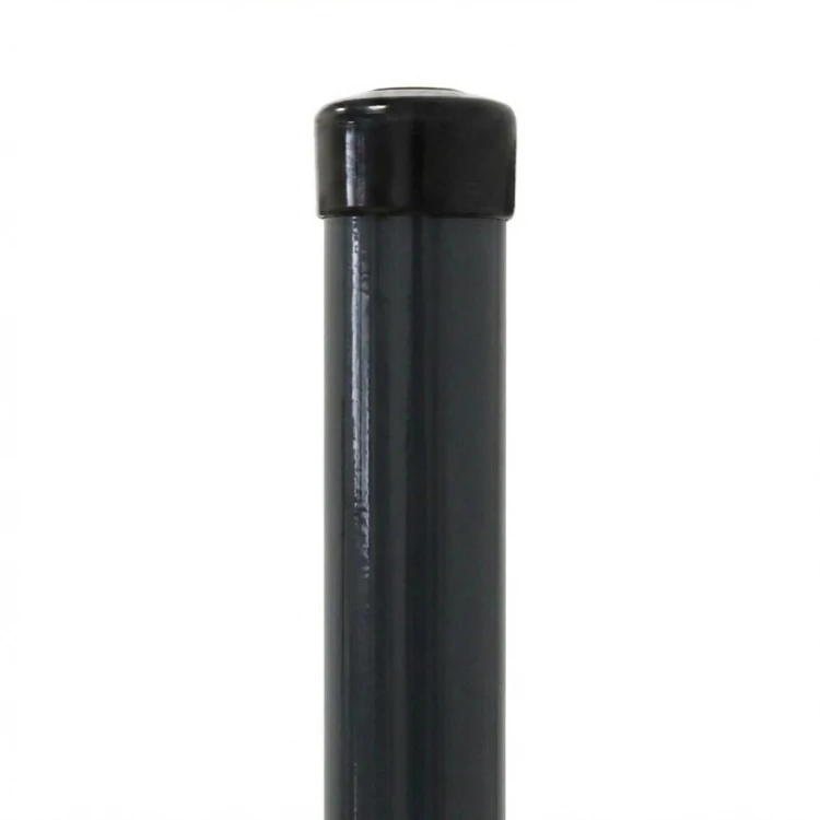 Fence post Fi 48.3x1.5, length 2.3 m, graphite RAL 7016 000-227 (1)